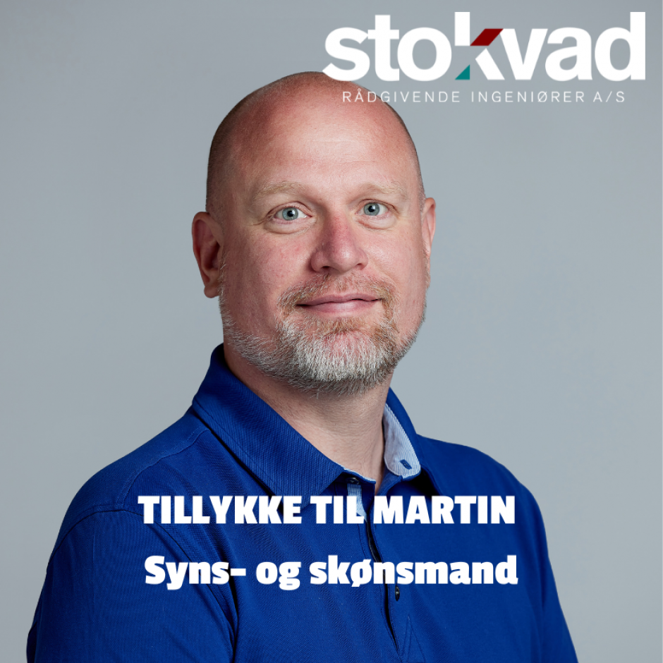 Tillykke - endnu en syns- og skønsmand hos Stokvad 