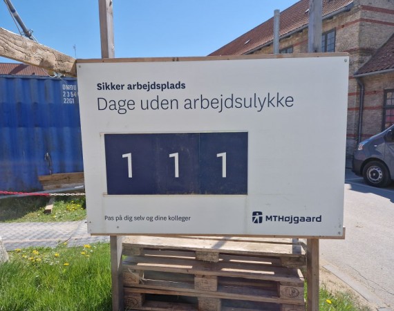 100 dage uden ulykker på Bindesbøll Byen